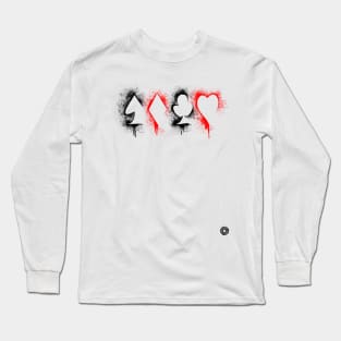 Suits Outline 2 Long Sleeve T-Shirt